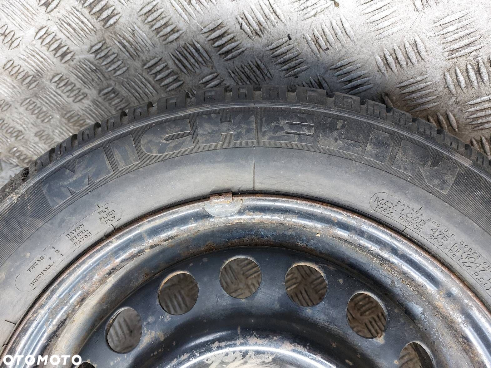 KOŁO OPONA FELGA ZAPAS 4X100 5,5Jx14 FI56,6 175/65R14 OPEL ASTRA F - 5