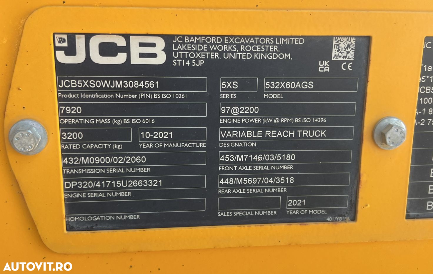 JCB 532-60 AgriSuper Chariot Telescopic - 6