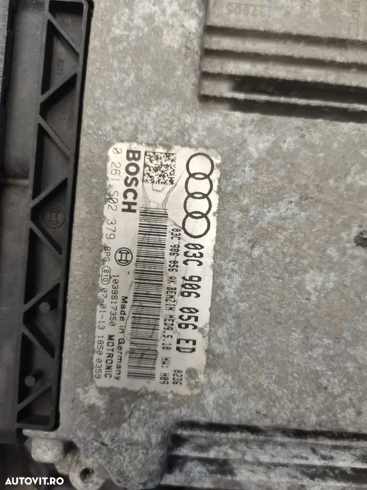 ECU Calculator motor Audi A3 1.6 03C906056ED 0261S02379 MED9.5.10 BLF H09 - 2