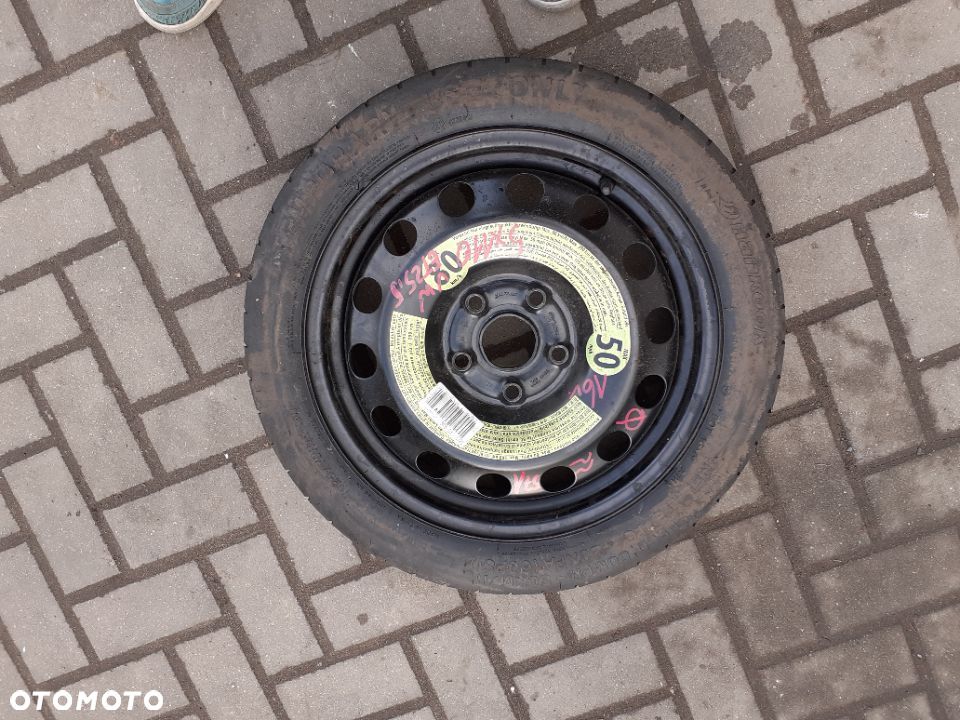 KOŁO DOJAZDOWE ZAPASOWE ZAPASÓWKA DOJAZDÓWKA 5X110 VW AUDI SKODA SEAT - 1