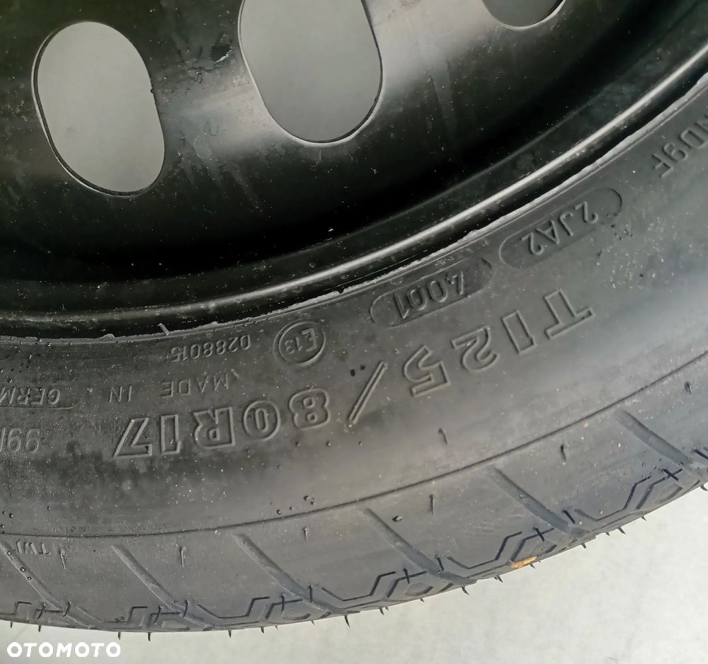 KOŁO DOJAZDOWE 17 CALI- AUDI A4/ B6-8E0601027C /T125/80R17 - 3