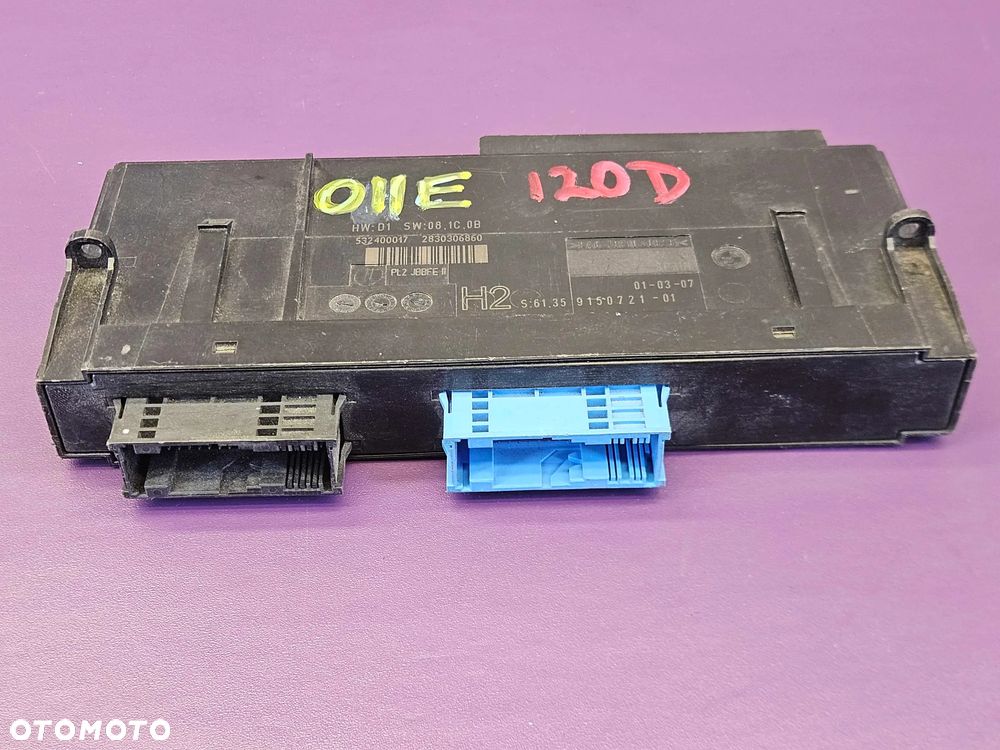 Moduł Sterownik 9150721 Komputer Komfortu BMW 1 3 E81 E87 E90 E91 Europa Lift LCI - 3