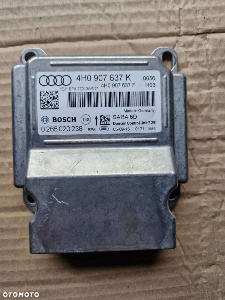 MODUŁ SENSOR PODUSZEK POWIETRZNYCH 4h0907637k AUDI A8 D4 - 1