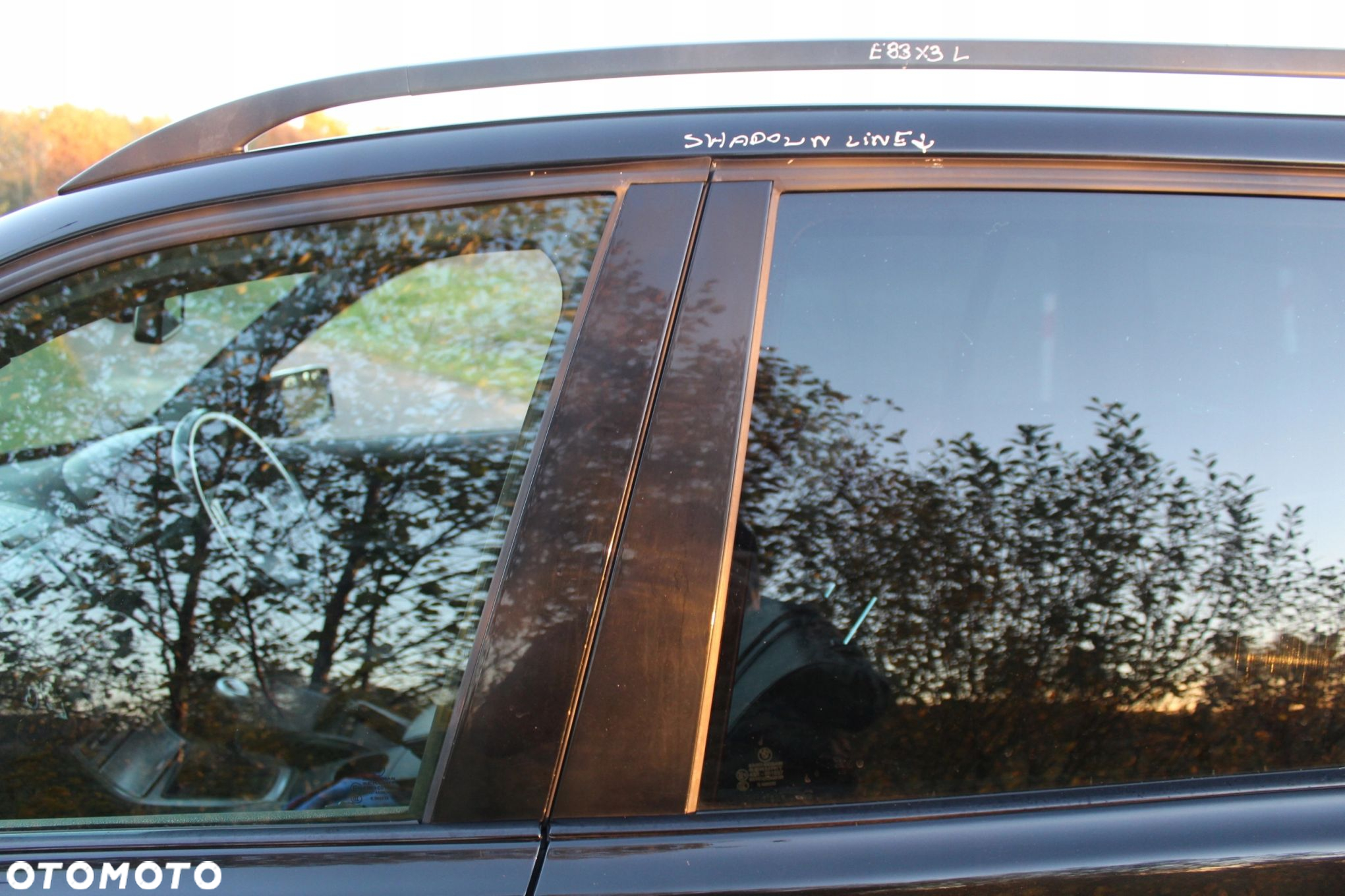 LISTWY OZDOBNE DRZWI BMW X3 E83 SHADOW LINE - 5