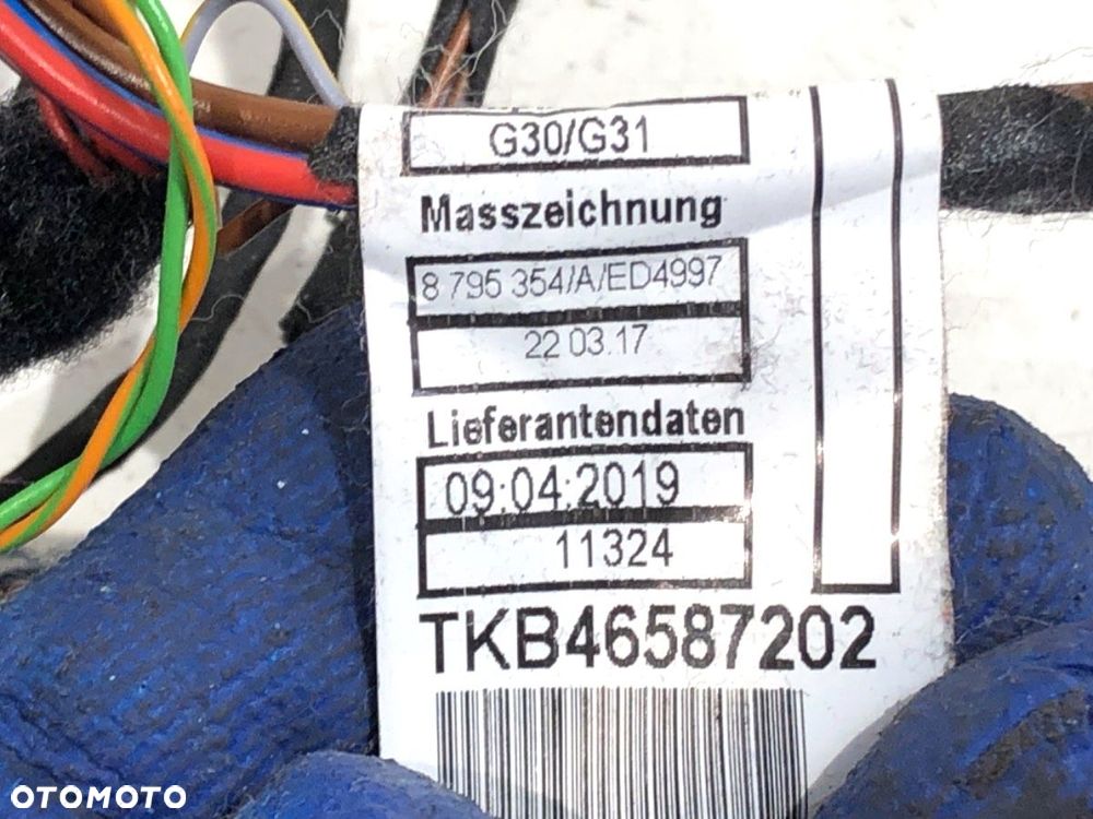 WIĄZKA DRZWI PRZÓD PRAWY  BMW 5 (G30, F90) 2016 - 2022 530 e Plug-in-Hybrid 135 kW [184 KM] - 3