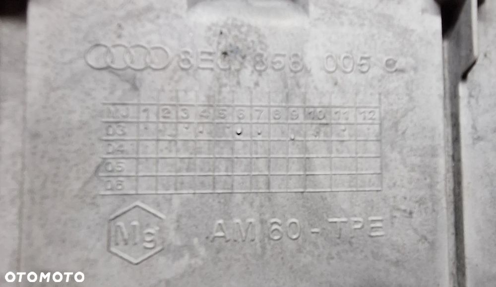 RAMKA, KOSZ RADIA, NAVIGACJI, 2 DIN - 8E0858005AUDI A4/B6- A4/B7 - 3