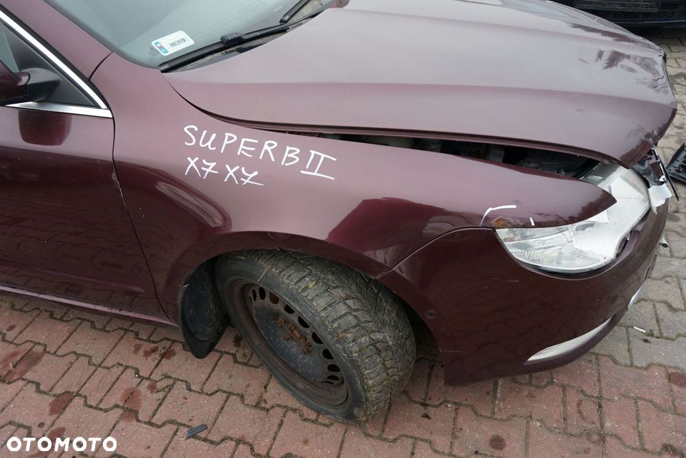 BŁOTNIK PRZEDNI PRAWY SUPERB LF3X  Rosso Brunello SKODA - 3