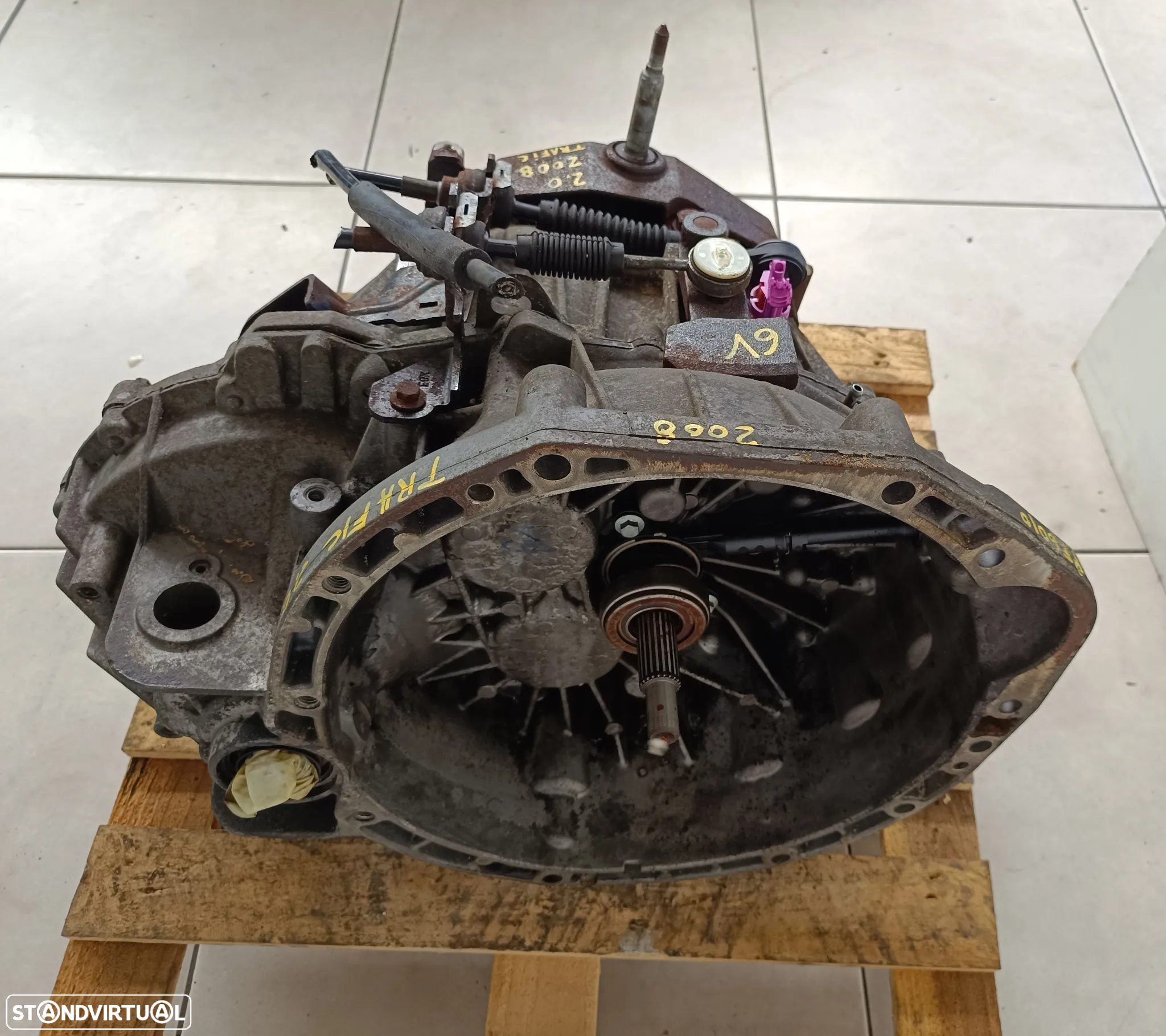 motor Renault Trafic 2.0DCI 115CV M9R780 782 caixa 6 velocidades PF6010 - 11