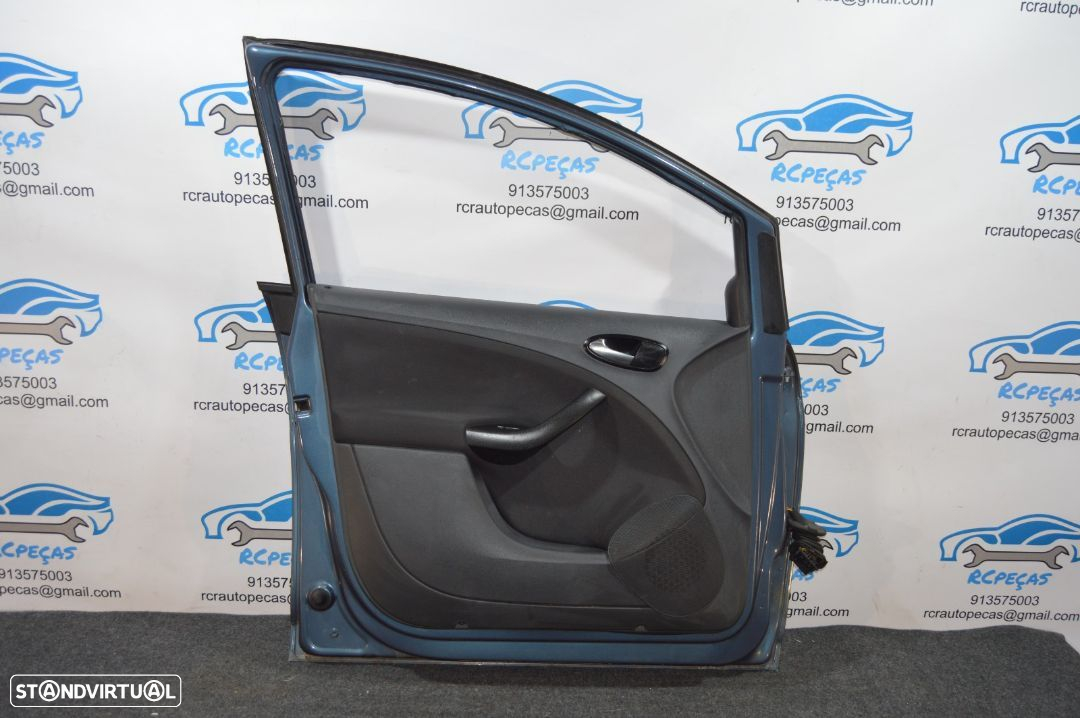 PORTA FRENTE FRONTAL ESQUERDA SEAT ALTEA II 2 MK2 5P FECHO ELEVADOR MOTOR PUXADOR VIDRO - 3