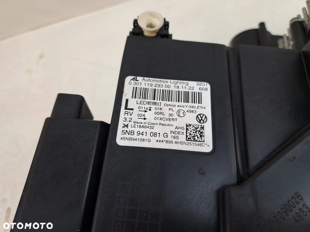 VW TIGUAN II 2 5NB IQ LIGHT LIFT FULL LED LAMPA LEWA PRZÓD - 9