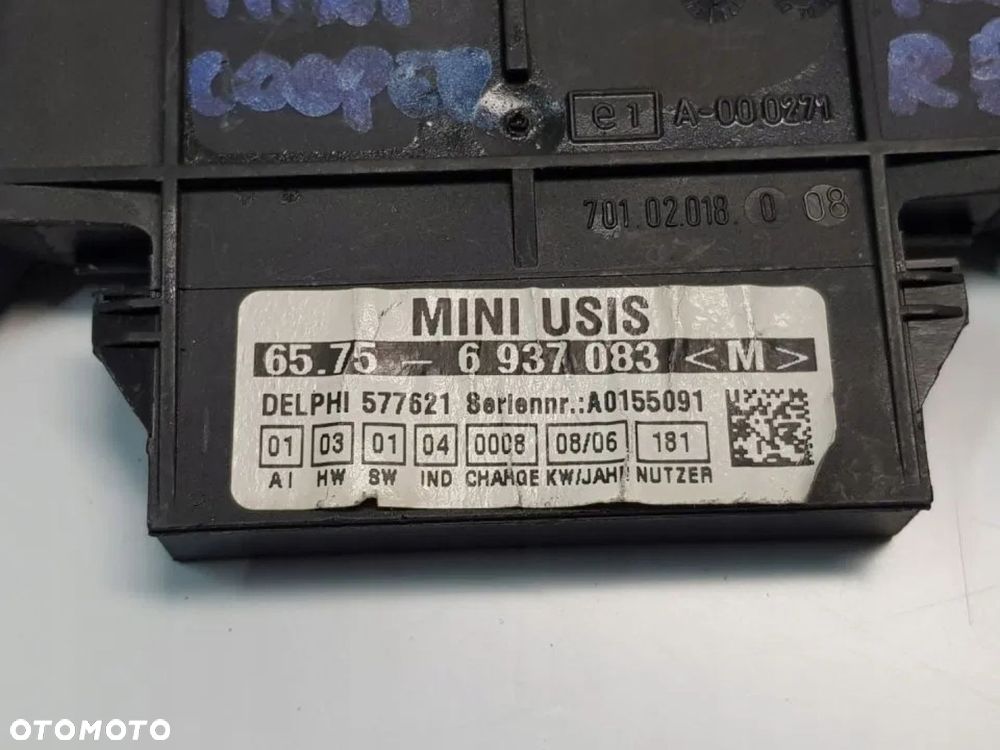 CZUJNIK ALARMU RUCHU 6937083 MINI COOPER S R50 R53 - 2