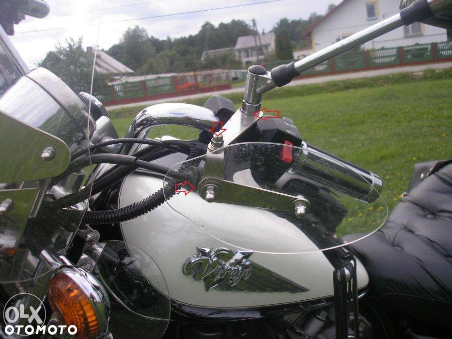 Deflektory na dłoni Yamaha XVS 650 i 1100 XV 750 i 125 Honda VT - 7
