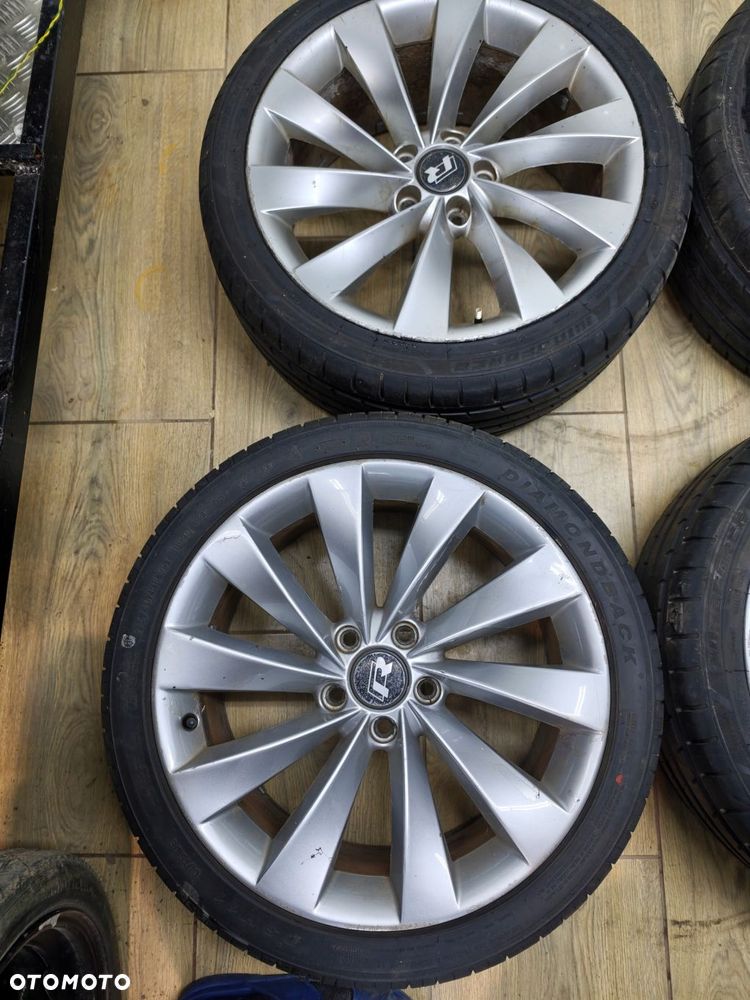 alufelgi +opony lato vw audi skoda seat oe 3c8601025d 8j 5x112 et 41 18cali - 2