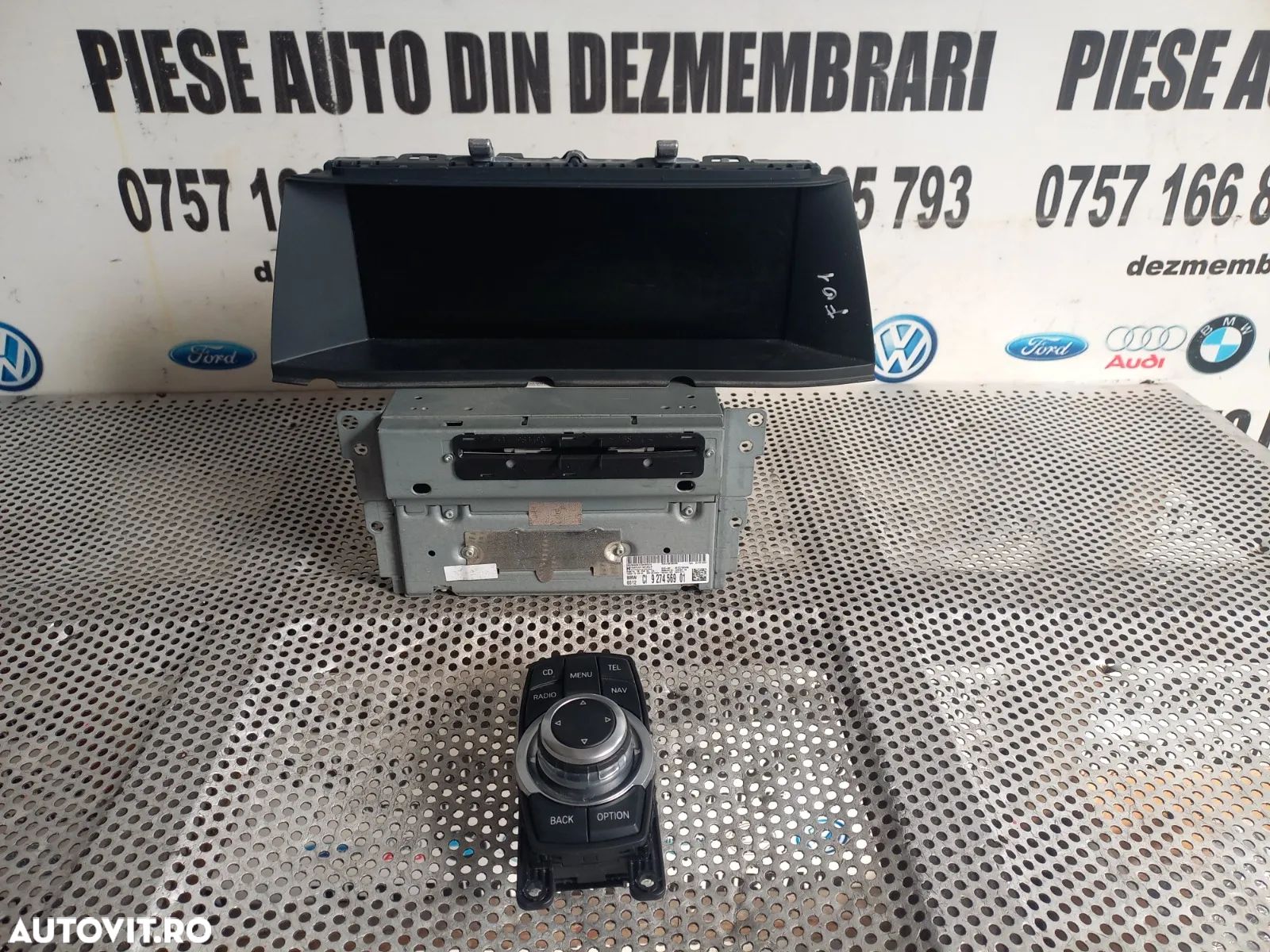 Kit Navigatie Mare 10" Bmw Seria 5 F10 F11 Seria 7 F01 F02 F03 F04 Cod    Dezmembrez Bmw Seria 7 F0 - 1