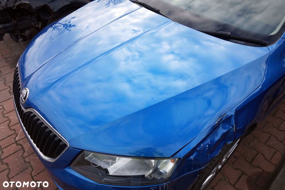 MASKA ZDERZAK BŁOTNIKI LAMPY OCTAVIA III 5E5 LF5W RADAR SPRYSKI SKODA 2012-2016 NIEBIESKI PRZÓD KOMPLETNY - 8