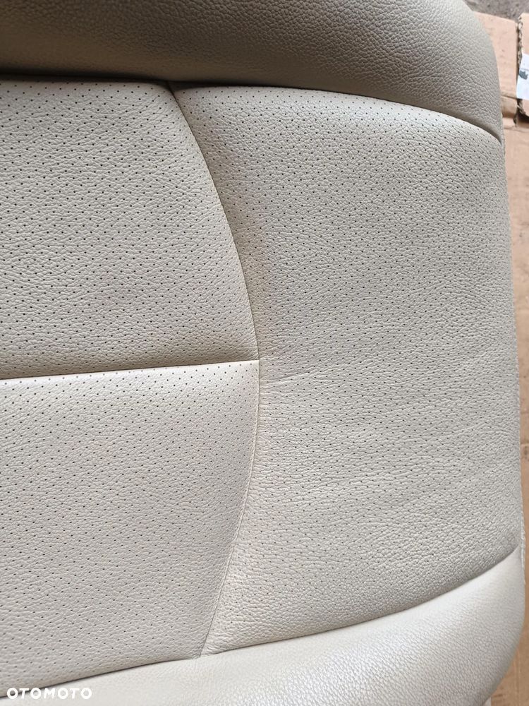 MERCEDES W211 FOTEL LEWY PRAWY BEŻOWY BEŻ BANAN IGŁA - 13