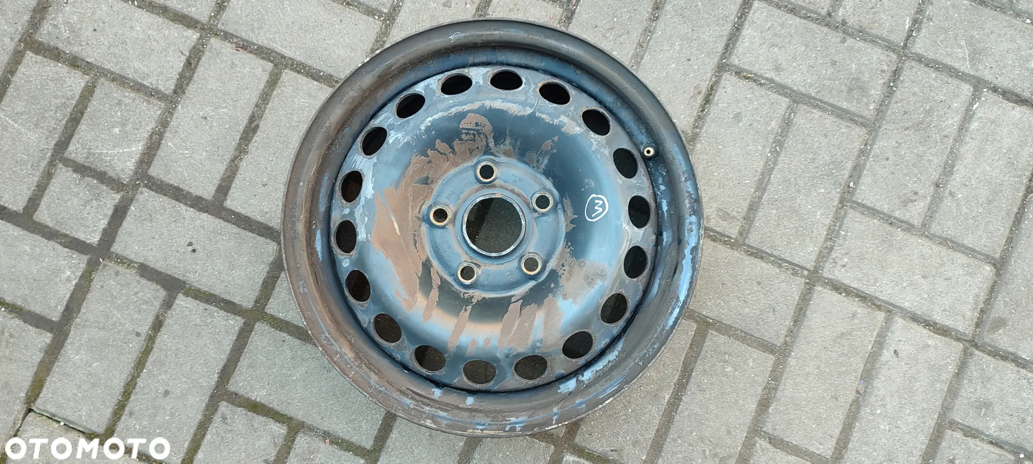 FELGI STALOWE 5x112 6Jx15 CALI ET47 VW CADDY TOURAN GOLF V VI A3 A8 SKODA OCTAVIA SEAT TOLEDO ALTEA KOMPLET 4 SZTUKI - 4