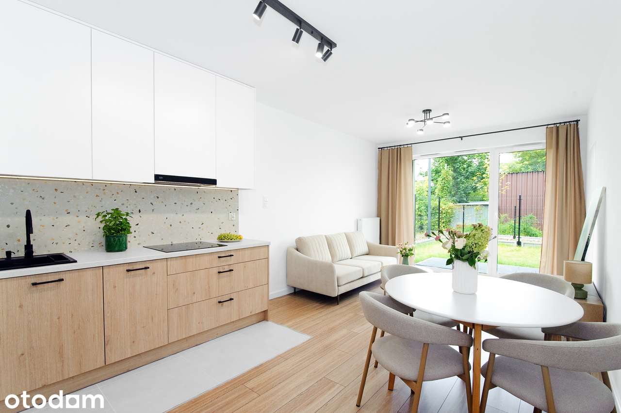 NOWE 2-pok. z ogródkiem | 46 m² | centrum | do PKP 3 min | blok z 2026