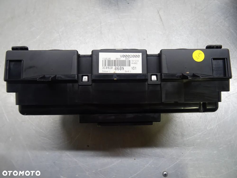 VW PASSAT B6 05-10 2.0 TDI LICZNIK ZEGAR ZEGARY 3C0920860N - 5