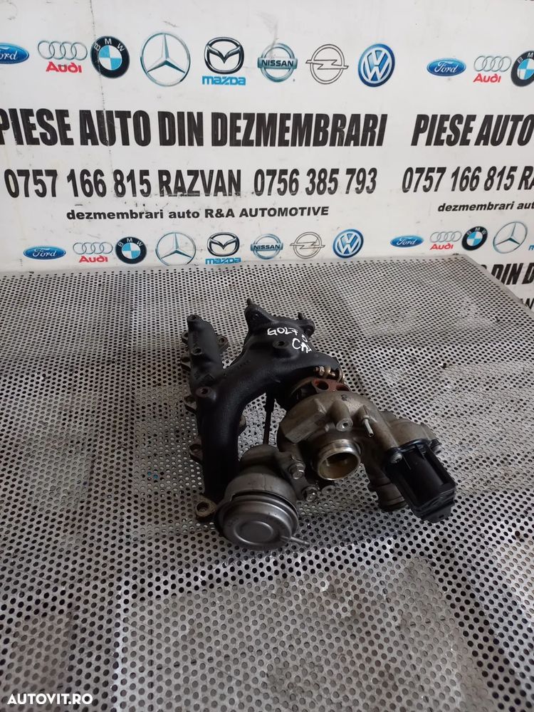 Turbo Turbina Vw Golf 5 , 6 Touran Scirocco Jetta Audi Seat Skoda 1.4 TSI Motor CAX  - Dezmembrari - 5