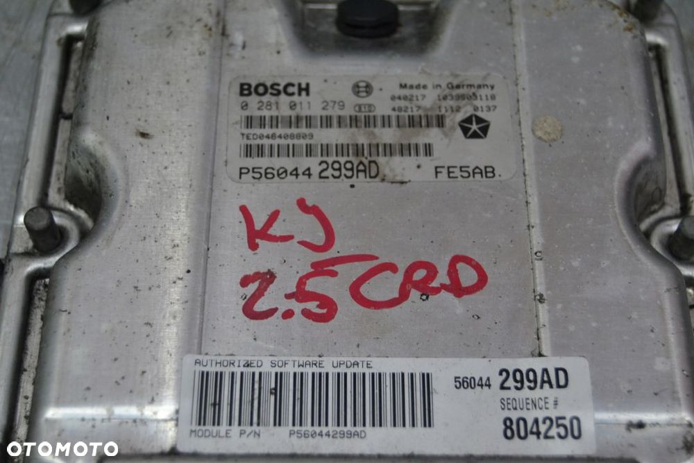 JEEP CHEROKEE LIBERTY KJ 2,5 CRD KOMPUTER 56044299AD - 3