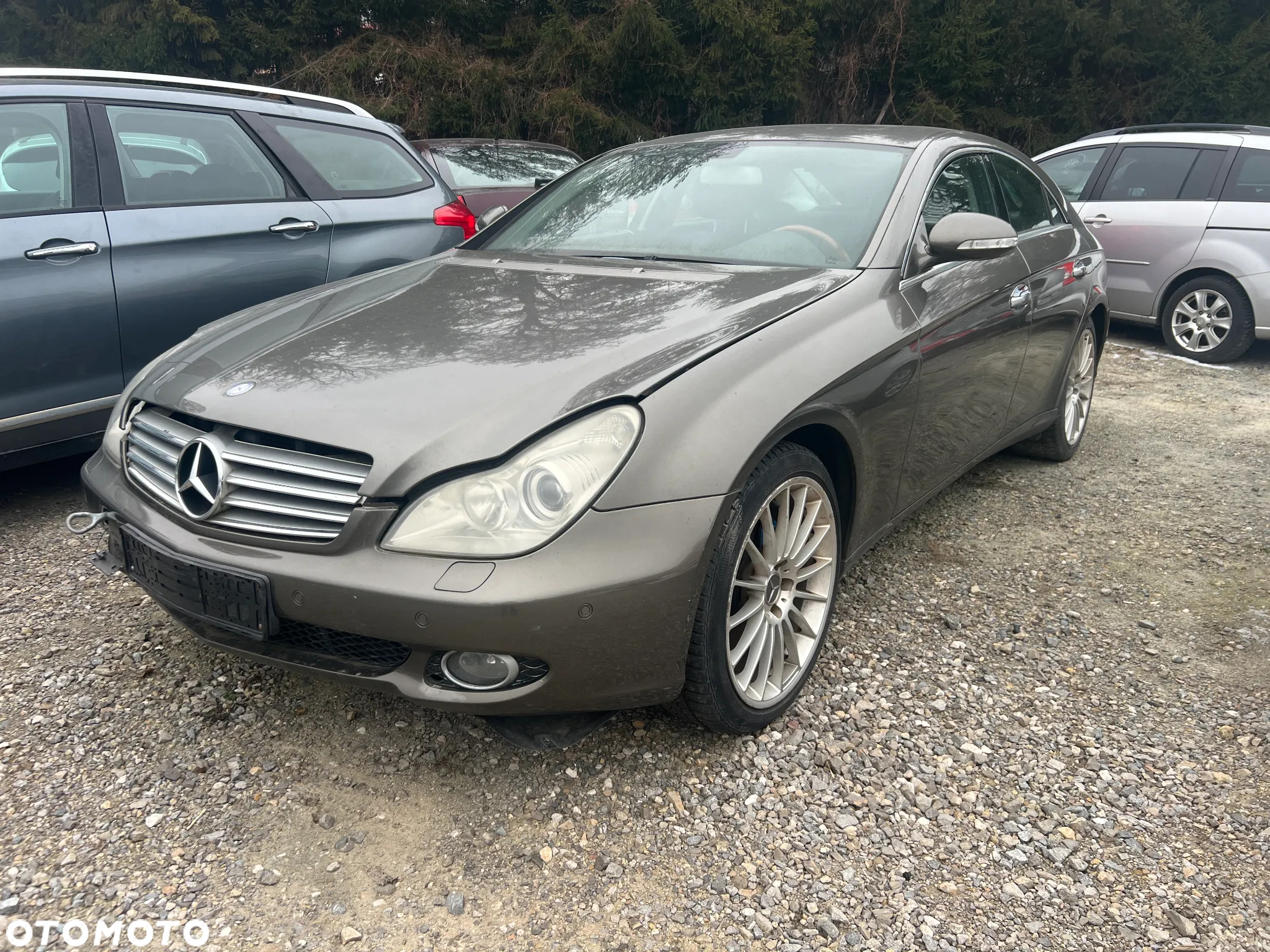 PRZÓD KOMPLETNY ZDERZAK PAS MASKA BŁOTNIK PDC MERCEDES W219 CLS 3.0 V6 C963 - 2