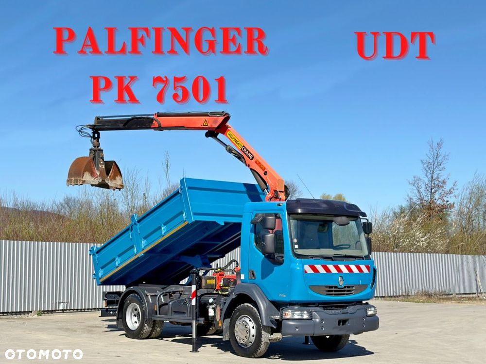 Renault MIDLUM 220 * PALFINGER PK 7501 * STAN BDB - 1