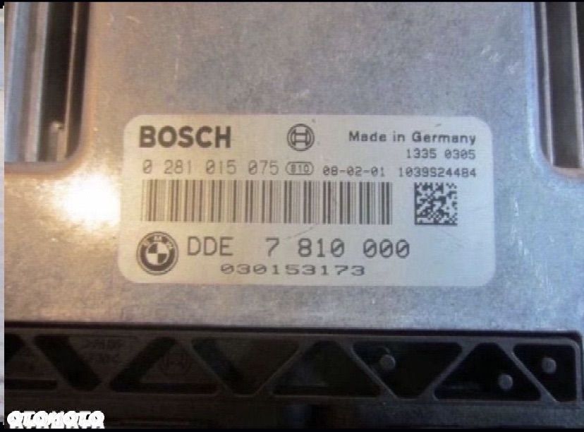 dde 7810000 sterownik komputer silnika bmw e90 e91 e92 e87 - 2
