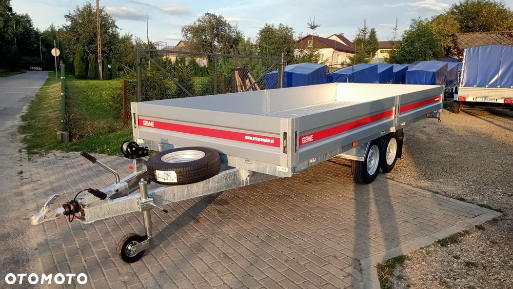 Inny NOWA 2025 PRZYCZEPA FRACHT 210X125 230X125 250X125 270X125 300X125 250X150 270X150 300X150 PRZYCZEPA POD MINIKOPARKĘ 300X150 2700DMC 350X180 3500DMC przyczepa laweta 5m 5,5m 6,5m 8,5m na dwa samochody laweta budowlana wywrotka GEWE i inne - 10