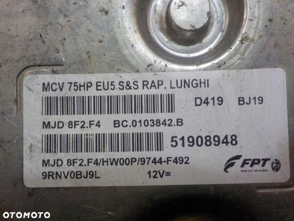 CITROEN NEMO 1.3 HDI 12r VAN sterownik komputer silnika 51908948 - 9