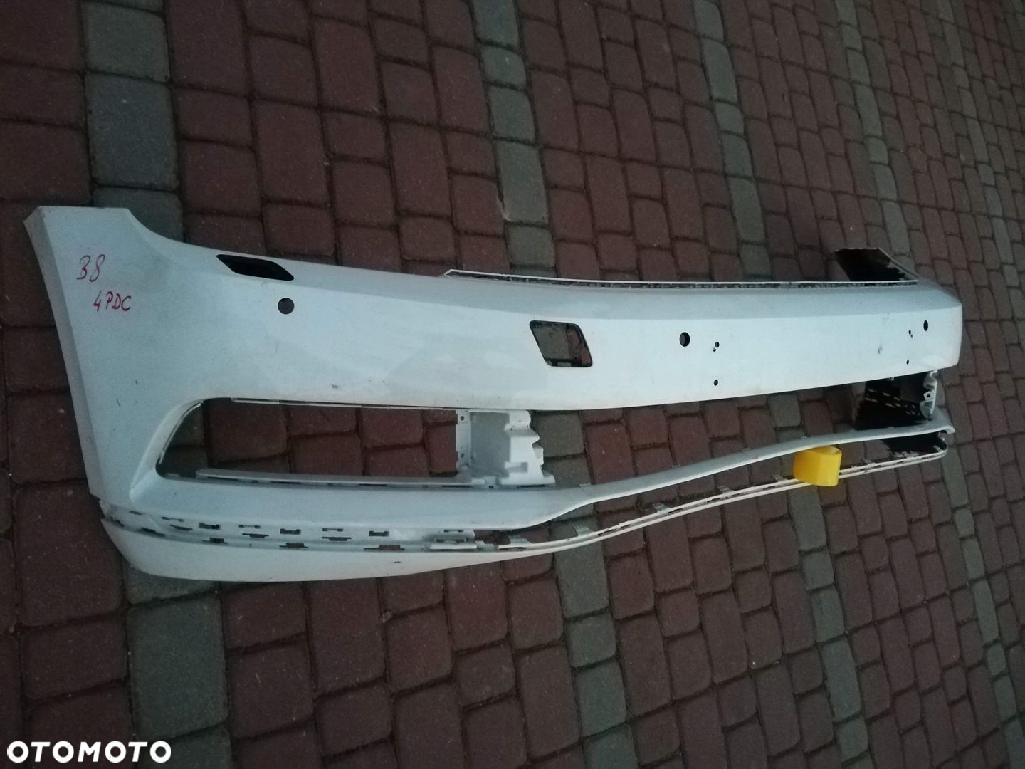 Zderzak przód przedni VW PASSAT B8 2014-> biały LC9A 3G0 4 PDC 2014-2018 - 10