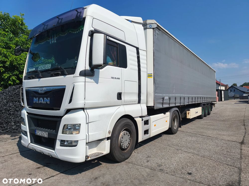 MAN TGX 480 XXL hydraulika  + Krone 2019 + Mega 38m3 - 1