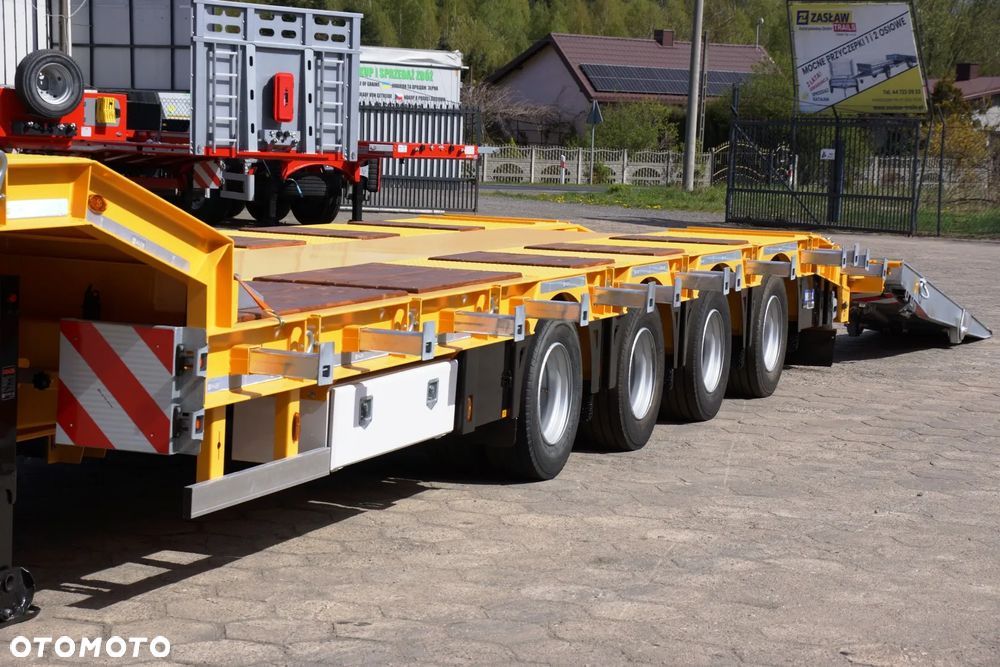 Inny 4 OSIOWA NACZEPA NISKOPODWOZIOWA - ZAGŁĘBIENIE NA ŁYŻKĘ KOPARKI - NAJAZDY HYDRAULICZNE - 25