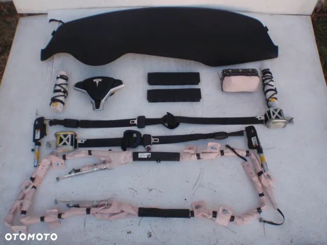 TESLA 3 S X Y AIRBAG KURTYNA KURTYNY PODUSZKA DACHOWA LEWA PRAWA Raz2  SPRAWDŹ CURTAIN LH RH   1490551-00-D    1490552-00-D  NOWE ZASŁONY KURTYN SZYCIE !!! - 13