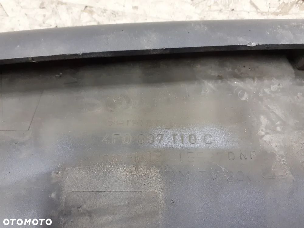 SPOJLER DOKŁADKA ZDERZAKA PRZÓD AUDI A6 C6 4F LIFT S-LINE 08-> 4f0807110C - 7