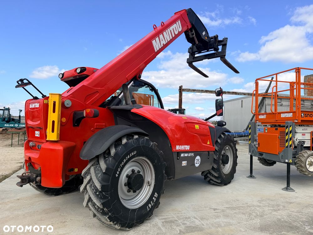 Manitou Ładowarka teleskopowa Manitou Mlt 840 137 PS łyżka widły Merlo 42.7 TF 737 130 Jcb 541-70 Bobcat TL 38.70 rolnicza budowlana KLIMA zaczep hydr - 6