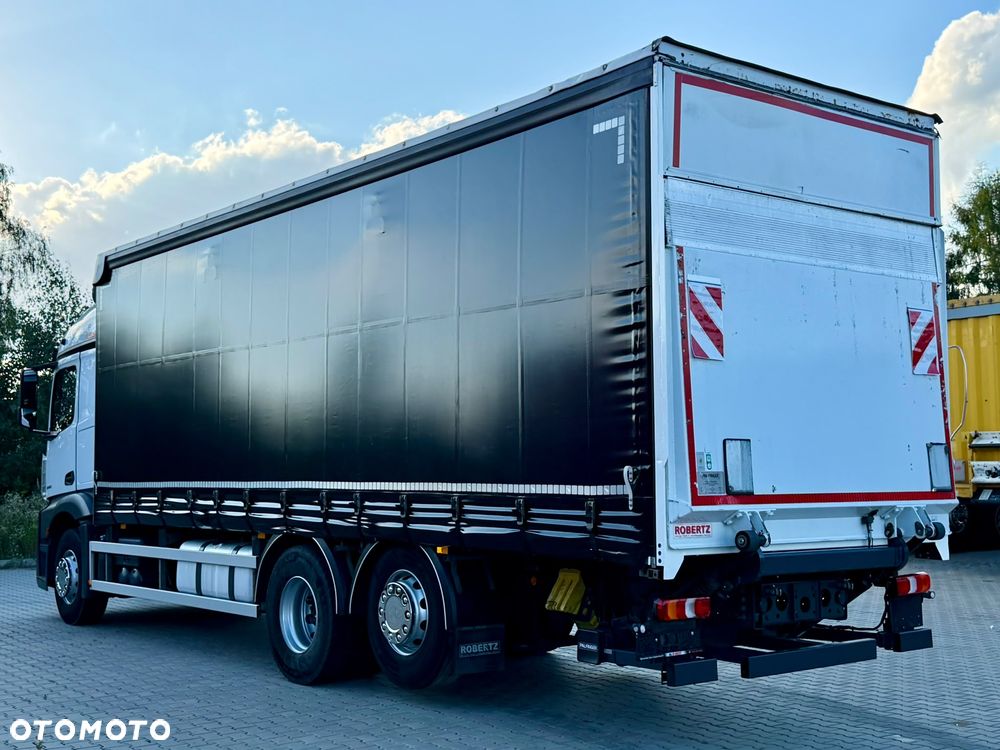 Mercedes-Benz ACTROS 2540 / FIRANKA / WINDA / 20 EUROPALET / OŚ PODNOSZONA / AUTOMAT / E6 / 2018 ROK / NISKI PRZEBIEG / SPROWADZONY - 3