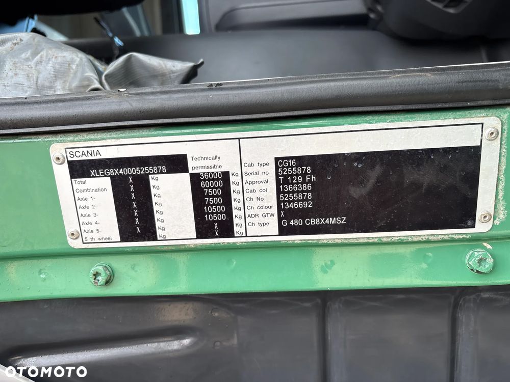 Scania G480 8x4 KIPPER WYWROTKA SZWAJCARIA - 31