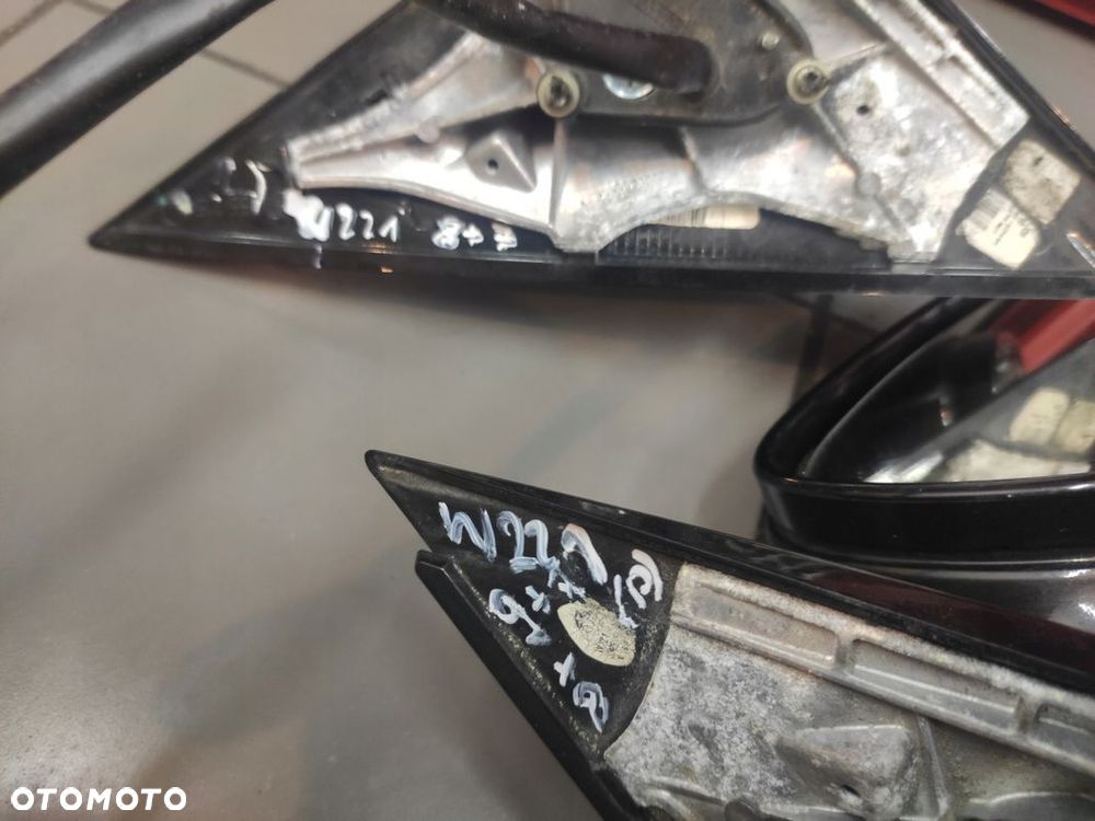 MERCEDES S-KLASA W221 LUSTERKO LEWE 15 PIN 8+7 KOLOR 197 ORYG BEZ LUSTRA - 14