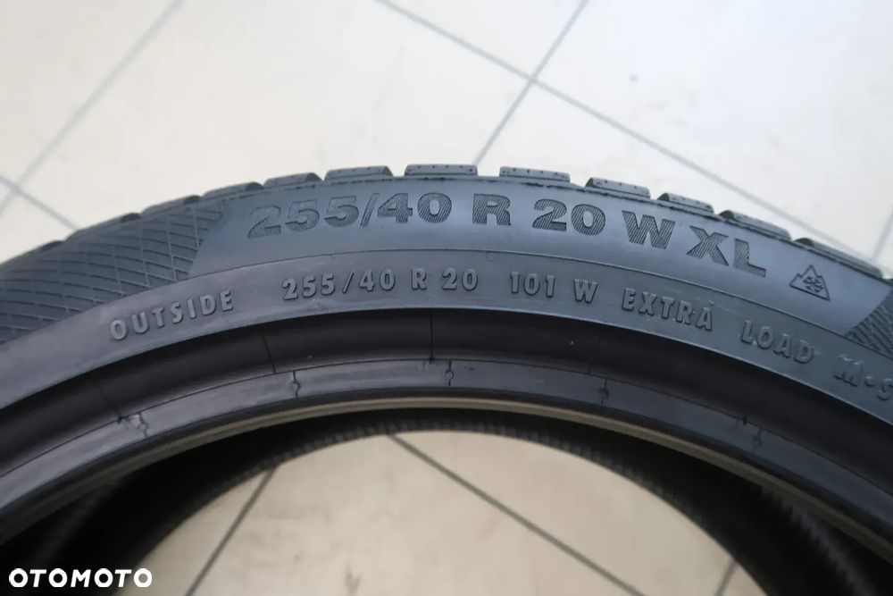 255/40R20 Opony zimowe Continental Idealne - 10