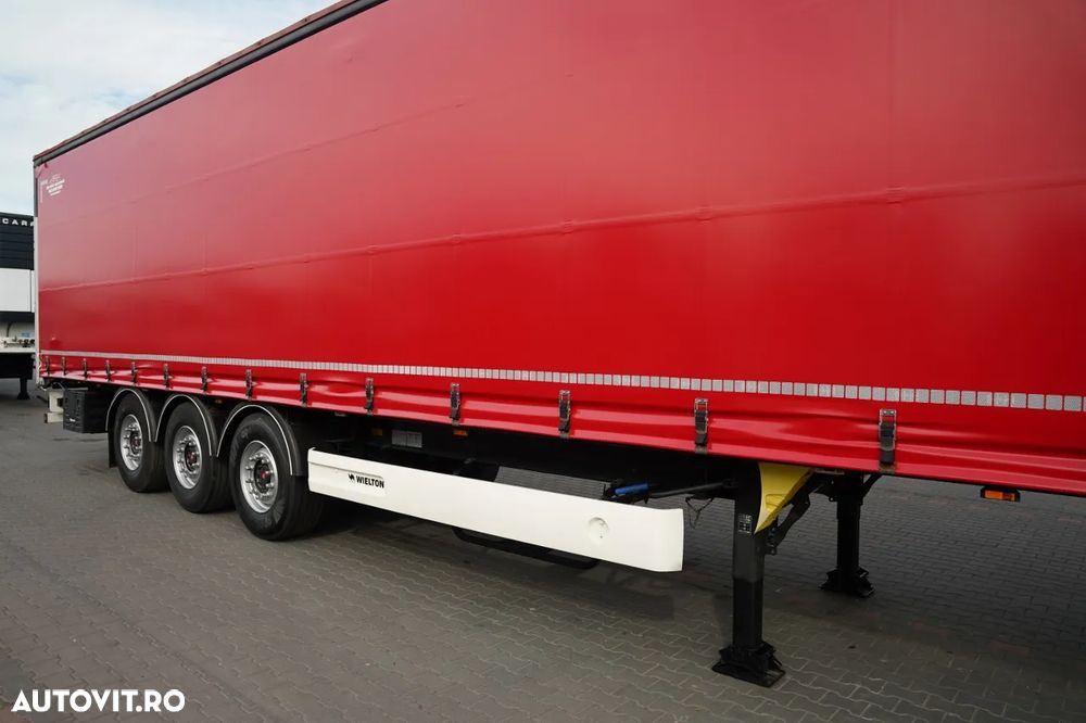 Wielton / SEMIREMORCĂ CU PRELATĂ (CURTAINSIDER) / STANDARD / PLAFON RIDICABIL / AXĂ RIDICABILĂ / SAF / - 7