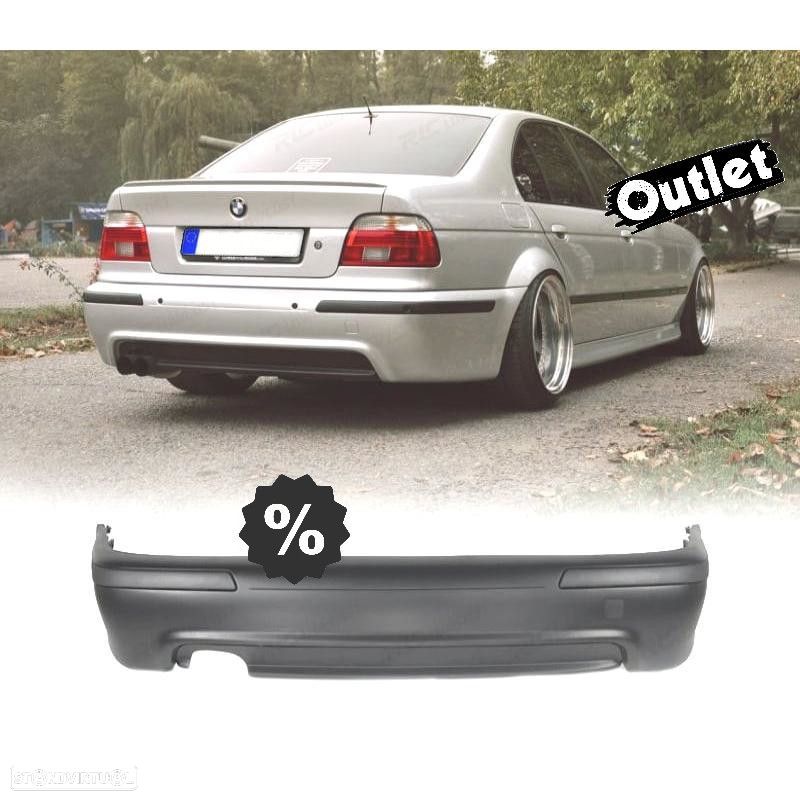 C002116C6 PÁRA-CHOQUES TRASEIRO BMW E39 95-03 SEM PDC LOOK M - 1