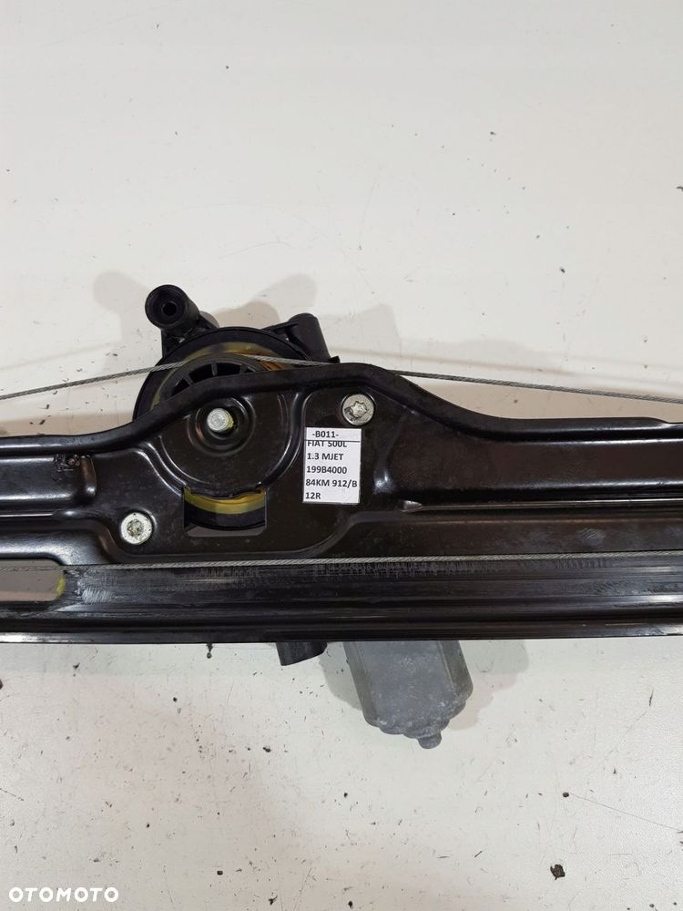 mechanizm szyby prawy przód 51884233 fiat 500l eur - 8