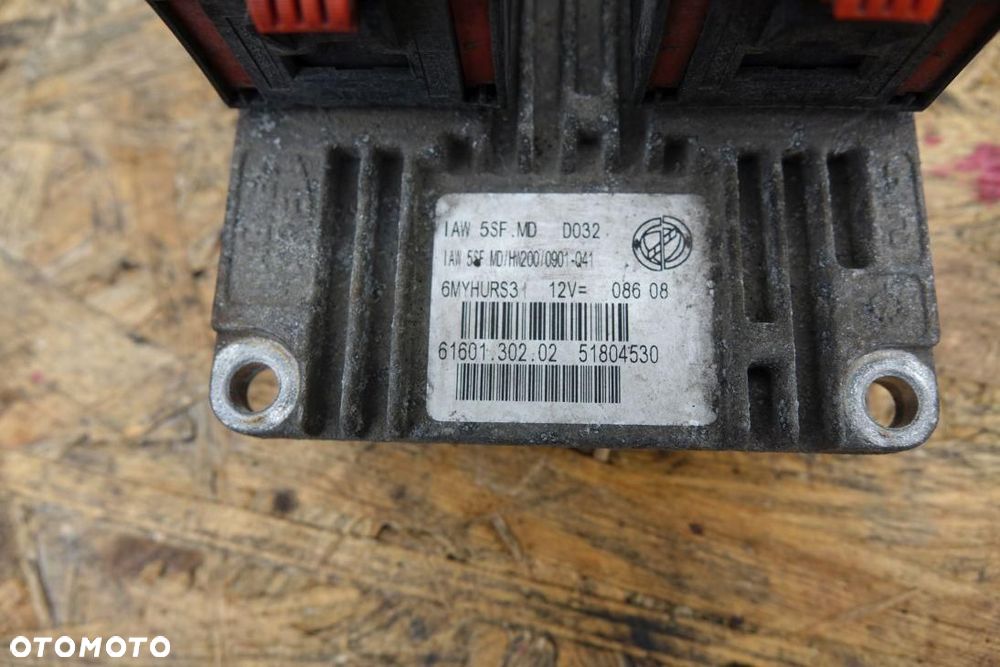 STEROWNIK SILNIKA   KOMPUTER ECU FIAT LINEA 1.4 2007 IAW5SFMD, 518045530 - 3