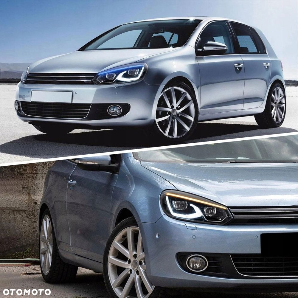 reflektor lampa kpl soczewki full led black vw golf vi 6 5k 5k0 2008-2016 - 9