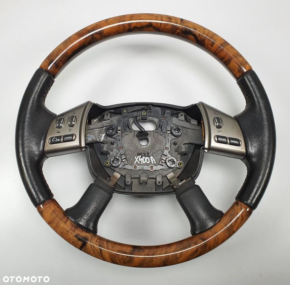 KIEROWNICA MULTIFUNKCJA DEKOR DREWNO JAGUAR X-TYPE X400 - 1