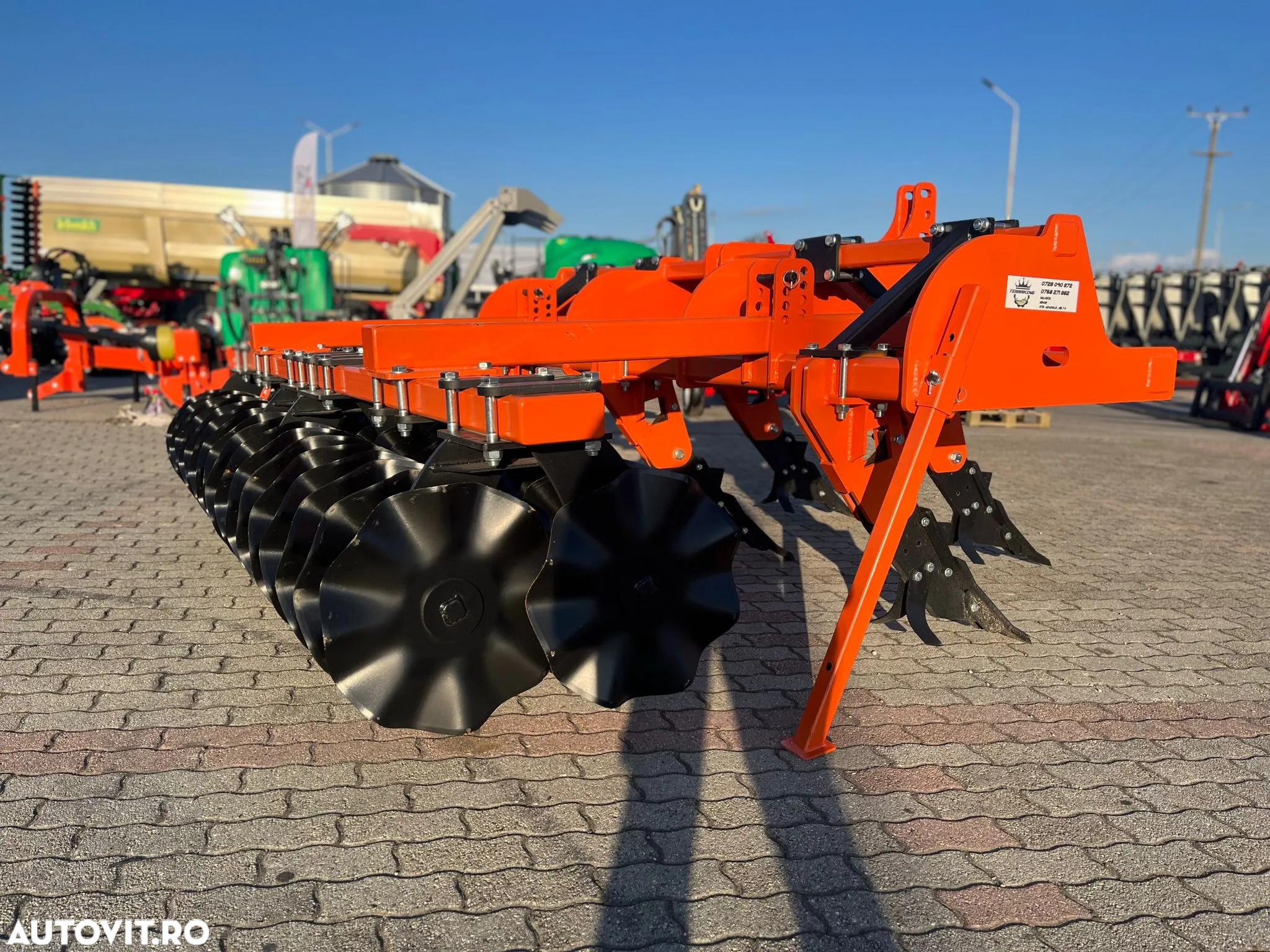 Terraking Scarificator SPECIAL cu tavalug Dublu Taler ondulat - 3