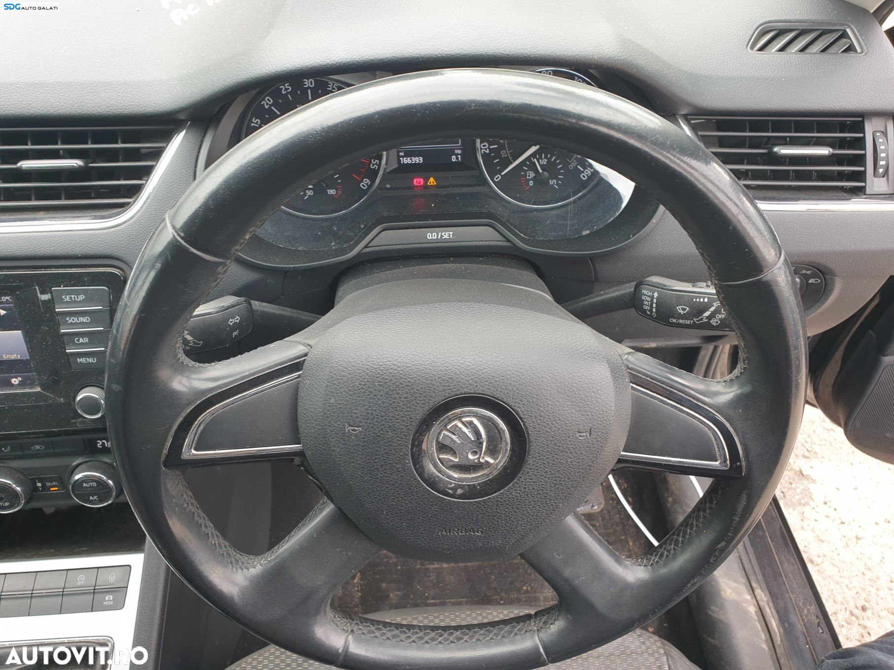 Volan Piele 4 Spite Fara Comenzi Skoda Octavia 3 2013 - 2020 [K3954] - 4