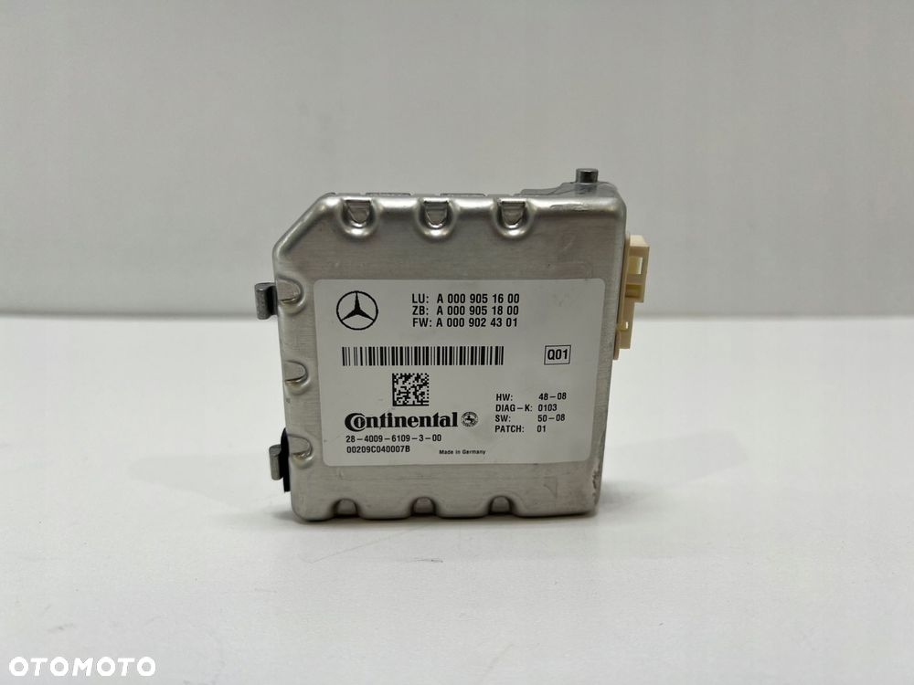 MERCEDES-BENZ W212 KAMERA MODUŁ STEROWNIK A0009051600 - 1
