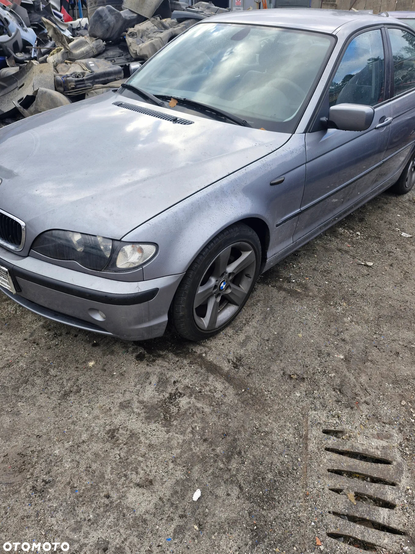 Bmw E46 maska silber grau metalic  zderzak błotnik drzwi szyba felgi pojazd na czesci demontaż - 5